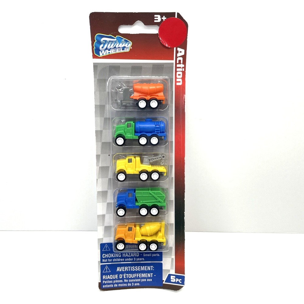 Turbo Wheels Micro Mini Construction Work Vehicles Trucks